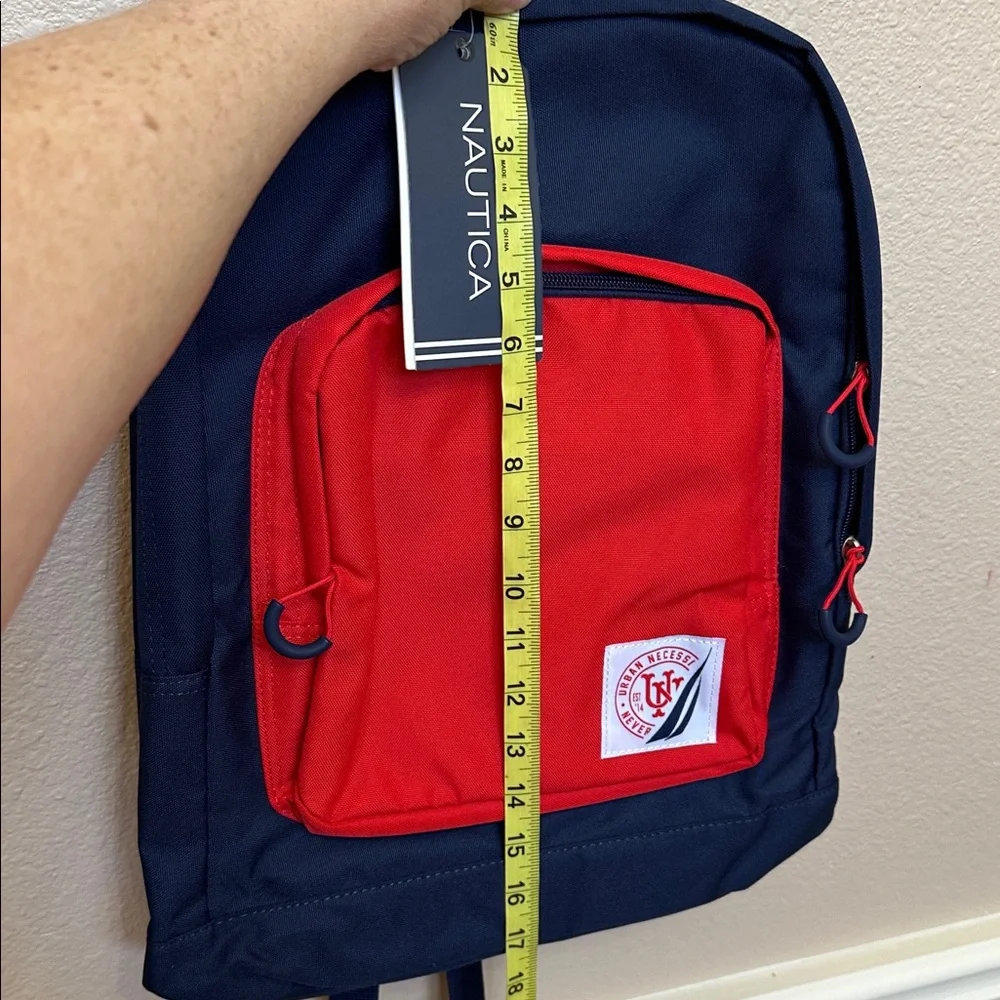 Náutica men’s red/navy Backpack NEW
